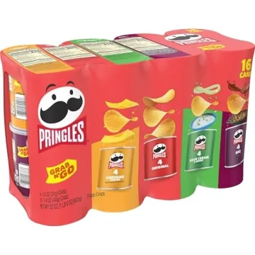 Pringles Potato Crisps Variety Pack - Ideal Snack For Everyone