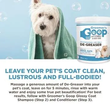 Groomer's Goop Pet De-Greaser for All Coat Types