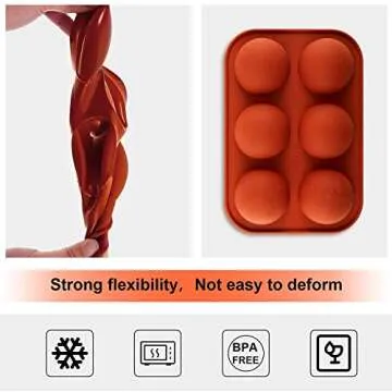 Versatile Silicone Mold for Baking Chocolates & Mousse
