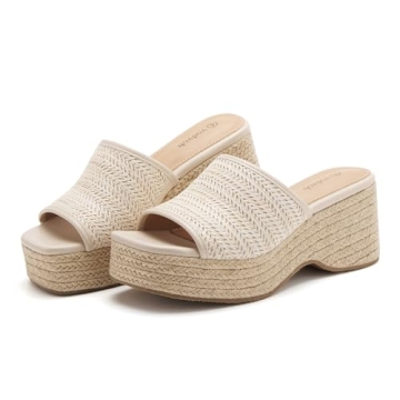 vodvob Womens Platform Sandals - Stylish Comfort for Summer