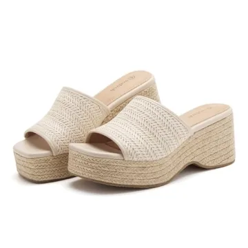 vodvob Womens Platform Sandals - Stylish Comfort for Summer