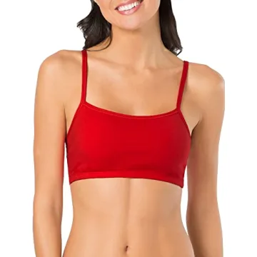 Fruit of The Loom Spaghetti Strap Sports Bra Set