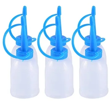 30ML Plastic Squeeze Bottle Needle Tip Dropper Bottles - 6Pcs