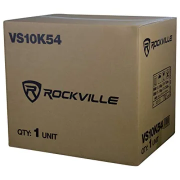 Rockville VS10K54 10" 1200W Car Subwoofer Vented Box