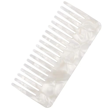 Luxshiny Acetate Wide Tooth Comb for Elegant Hair Care