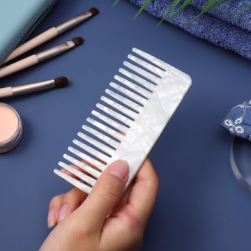 Luxshiny Acetate Wide Tooth Comb for Elegant Hair Care
