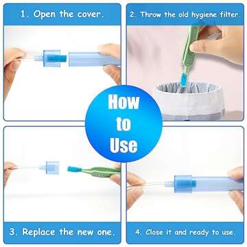 Premium Nasal Aspirator Hygiene Sponges - 200 Count