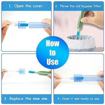 Premium Nasal Aspirator Hygiene Sponges - 200 Count