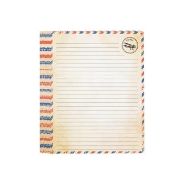 Vintage Airmail Paper and Envelopes Set 60 Pack