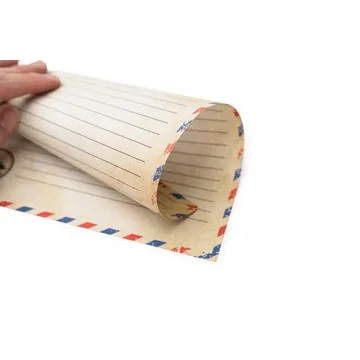 Vintage Airmail Paper and Envelopes Set 60 Pack