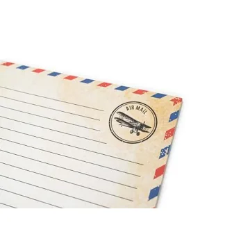 Vintage Airmail Paper and Envelopes Set 60 Pack