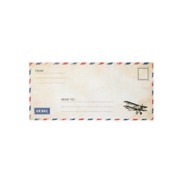 Vintage Airmail Paper and Envelopes Set 60 Pack