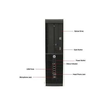 HP Elite 8200 Small Form Factor High Performance Flagship Business Desktop (Intel i3-2100 up to 3.1 GHz Processor, 8GB RAM, 1TB HDD + 120GB SSD, DVD, Windows 10 Professional) (Renewed)