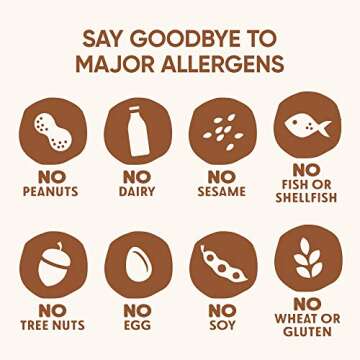 Tolerant Organic Chickpea Rotini Pasta (8 oz, Case of 6) - Free from Allergens - Gluten Free, Vegan, Paleo, Plant Based Protein Pasta - Non GMO, Kosher - Made with 1 Single Ingredient