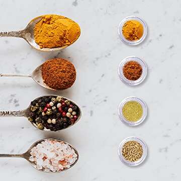 55pcs Clear Sample Containers with Lids - Versatile Storage