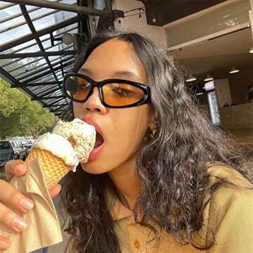 GUVIVI Wrap Around Fashion Sunglasses for All Activities