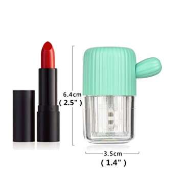 MUDOR Portable Contact Lens Cleaner Machine - Contact Lens Washer with Drawstring for Daily Care Fast Cleaning Soft and Hard Contact Lenses (Rhine Green)