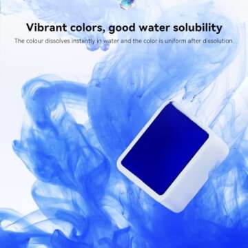 Paul Rubens Artist Watercolor Paint Set - 24 Vibrant Colors in Portable Box