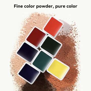 Paul Rubens 24 Vibrant Watercolor Paint Set for Artists