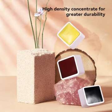 Paul Rubens 24 Vibrant Watercolor Paint Set for Artists