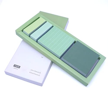 Olive Green Sticky Notes Set for School and Office Supplies