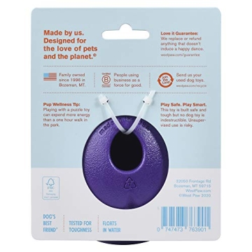West Paw Zogoflex Rumbl Treat Toy for Interactive Dog Fun