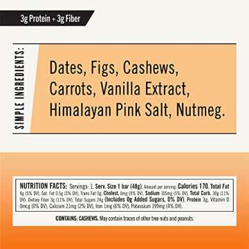 Thunderbird Bars Energy Snack, Gluten-Free with Protein, Healthy Real Food, Vegan Paleo Non-GMO, No ...