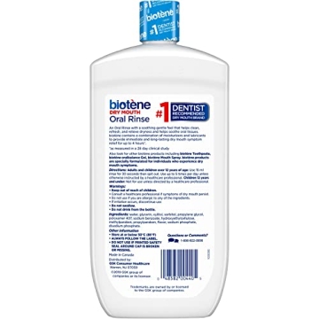 Biotène Oral Rinse for Dry Mouth and Fresh Breath, 33.8 fl oz
