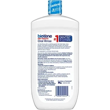 Biotène Oral Rinse for Dry Mouth and Fresh Breath, 33.8 fl oz