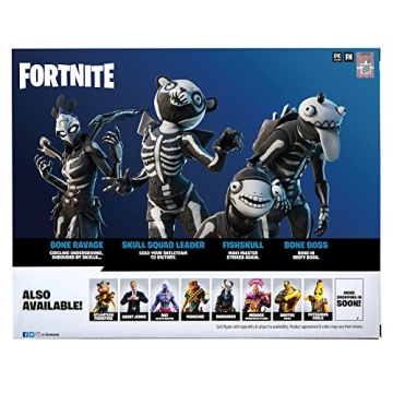 FORTNITE Skull Squad 4-Inch Action Figures with Weapons