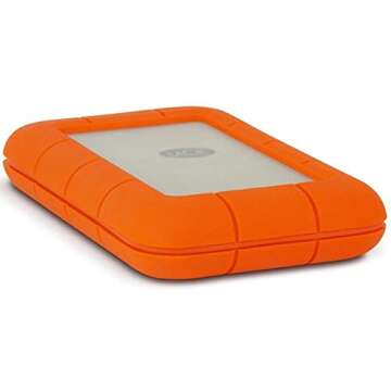 LaCie Rugged 2TB Thunderbolt and USB 3.0 Portable Hard Drive + 1mo Adobe CC All Apps (LAC9000489),Or...