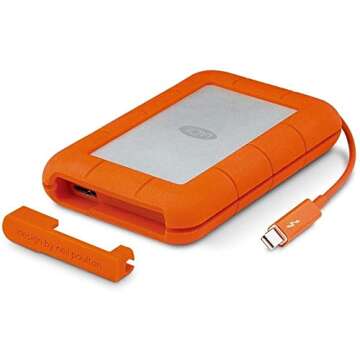 LaCie Rugged Portable Hard Drive 2TB - Thunderbolt USB 3.0