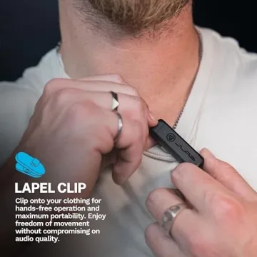 JLab Create Wireless Lavalier Mic, USB-C Compatibility for Creators