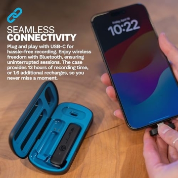 JLab Create Wireless Lavalier Mic, USB-C Compatibility for Creators