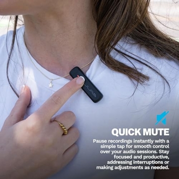 JLab Create Wireless Lavalier Mic, USB-C Compatibility for Creators