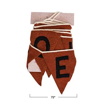 Colorful Handmade Halloween Pennant Banner for Festive Decor