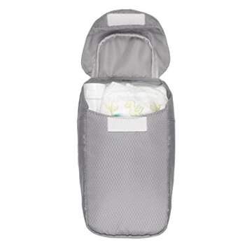 OXO Tot On-The-Go Wipes Dispenser with Diaper Pouch, Gray