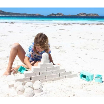 Sand Pal Beach Toys - 9-Piece Kids Castle Building Kit