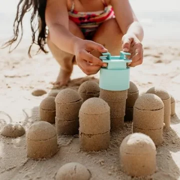Sand Pal Beach Toys - 9-Piece Kids Castle Building Kit