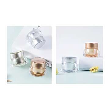 HINNASWA Travel Containers for Toiletries - Compact & Stylish