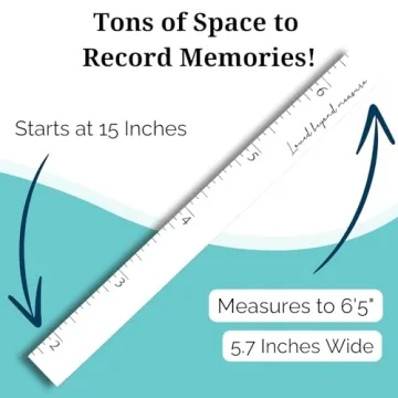 Boho Wooden Growth Chart for Kids - Stylish Height Wall Decor