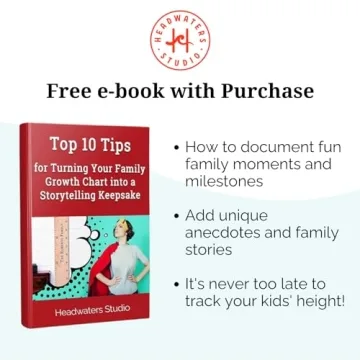 Boho Wooden Growth Chart for Kids - Stylish Height Wall Decor