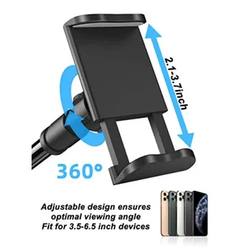 Flexible Gooseneck Phone Holder for Desk & Bed