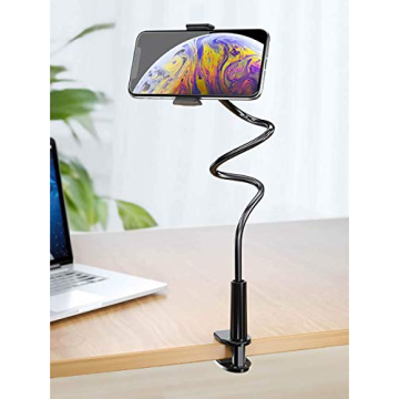 Flexible Gooseneck Phone Holder for Desk & Bed