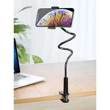 Flexible Gooseneck Phone Holder for Desk & Bed