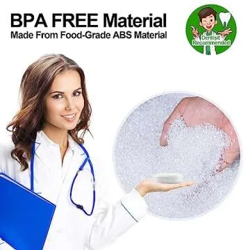 Portable Retainer Holder Case with Mirror, Chewies & Brush