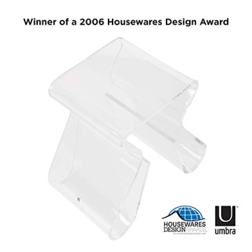 Umbra Magino Acrylic Side Table Stool with Storage