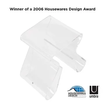 Umbra Magino Acrylic Side Table Stool with Storage