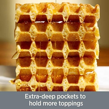 PS7U7 Digital Waffle Maker with Removable Plates, 4-Slice