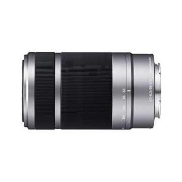 Sony SEL55210 E 55-210mm F4.5-6.3 OSS E-mount Wide Zoom Lens - Silver (Renewed)